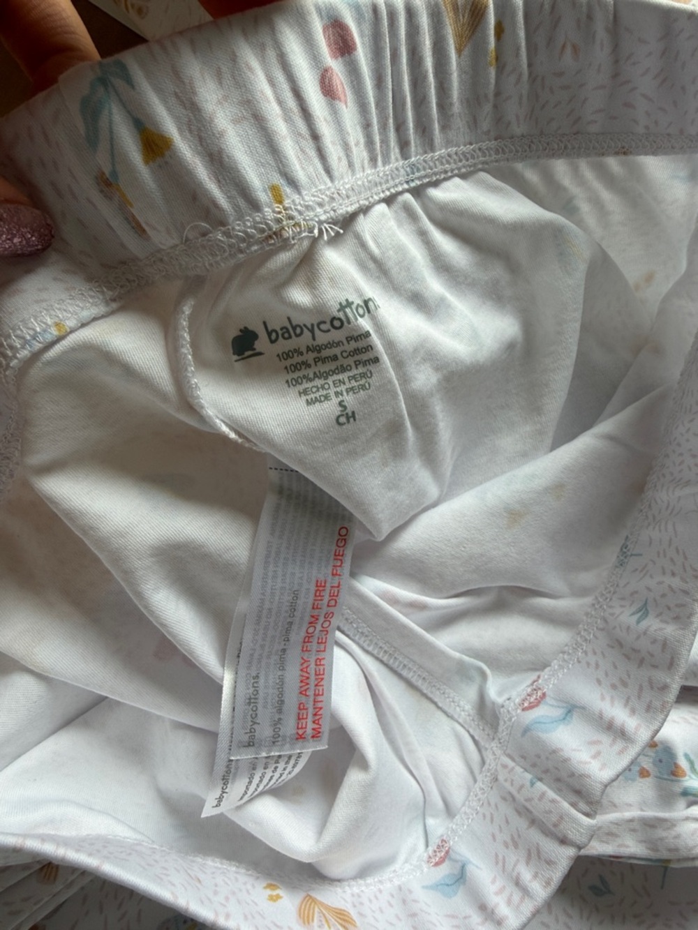 Babycottons Delphine Mommy Pajama Set SMALL - Picture 6 of 8